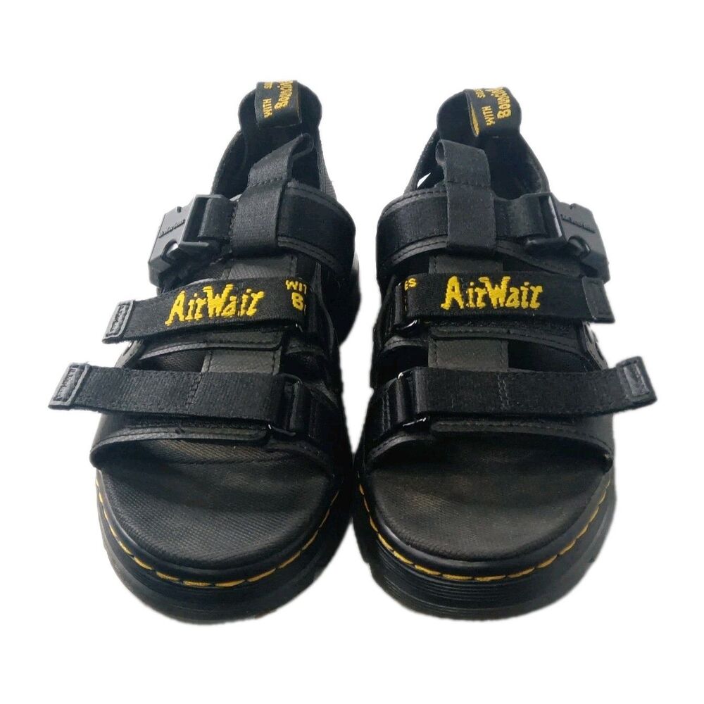 Dr. Martens Pearson Webbing Sandals Women's Size 7 Shoes Black
